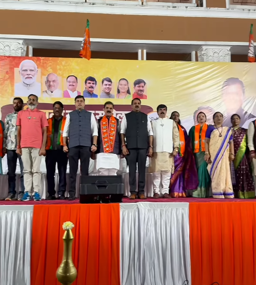 BJP Karykarta (Spontaneous) participation of workers in Diwali get together!